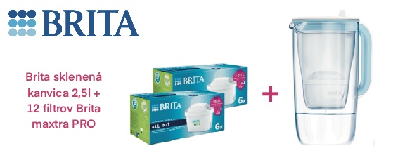 SET Sklenená kanvica a 12 filtrov maxtra 